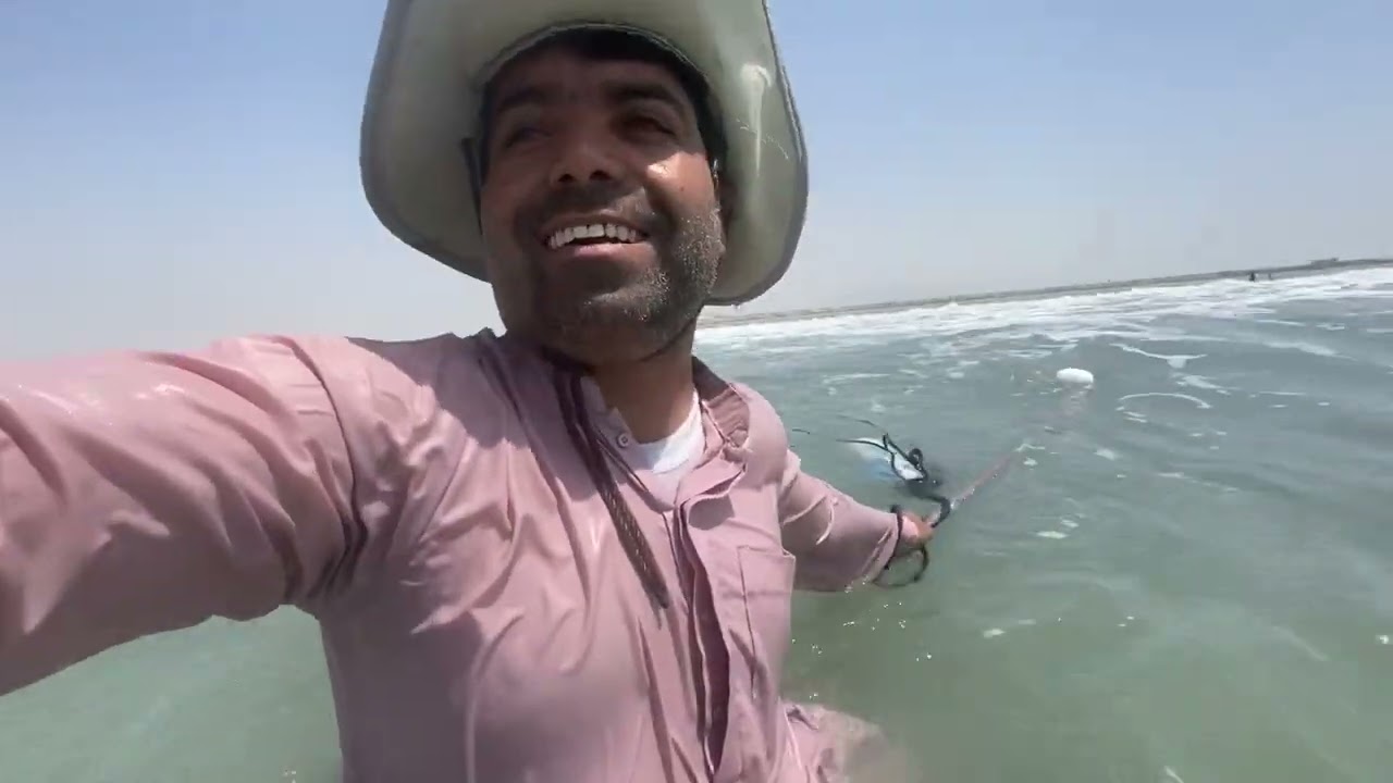 Hard Working Fishing in Gwadar beach /Fareed gwadari