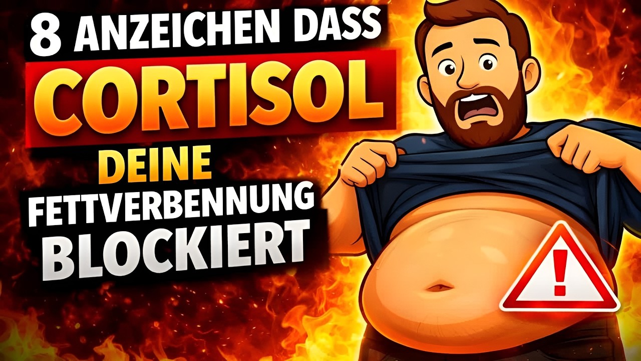 8 Anzeichen dass Cortisol deine Fettverbrennung blockiert