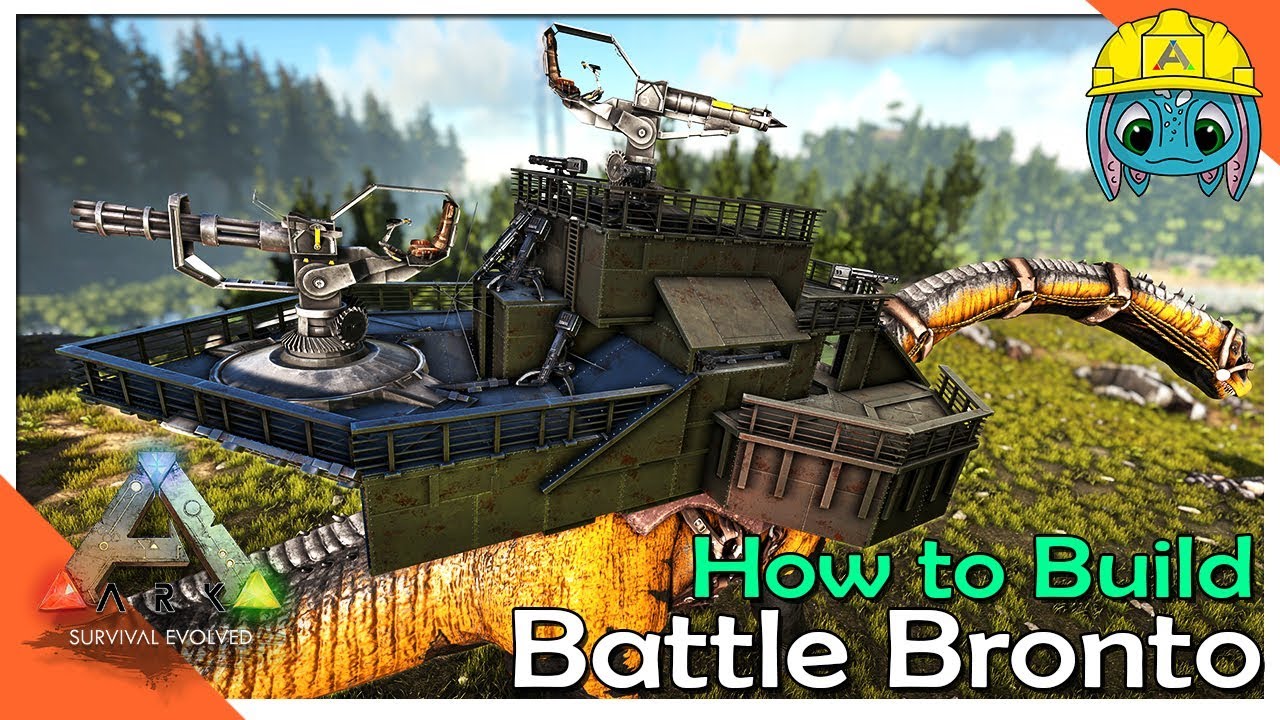 How to Build a Battle Bronto | ARK: Building w/ Fizz (No MODS)