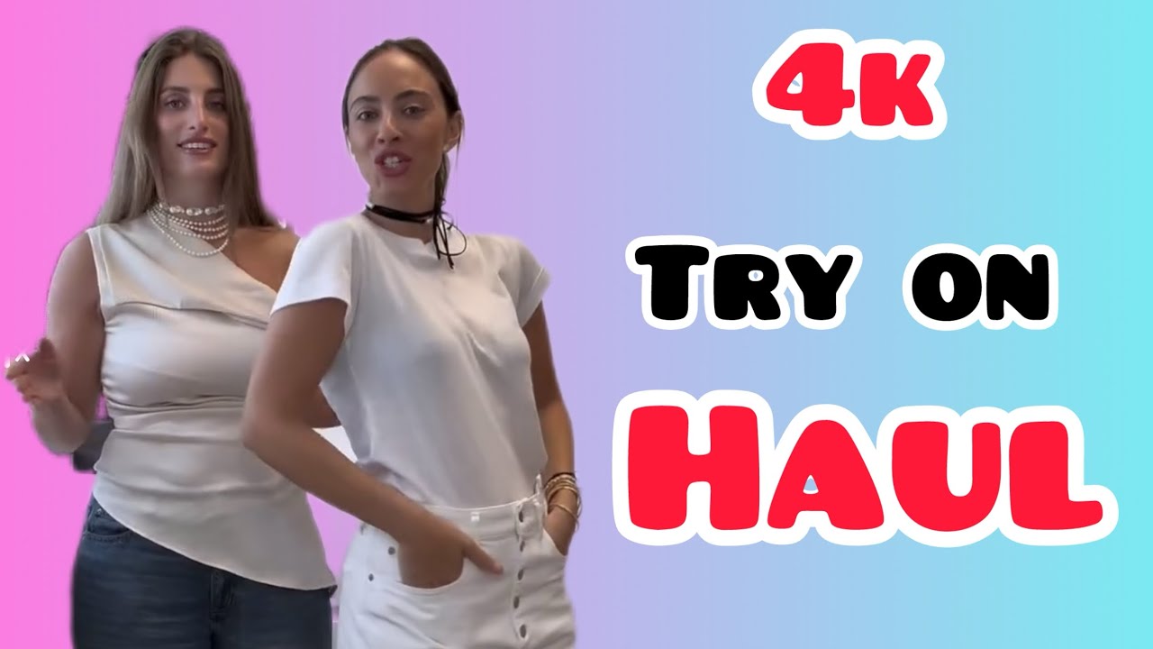 4K Try-On Haul 2026 | 4K Transparent cleaning  & Lingerie Chic Mesh Dress Try On haul