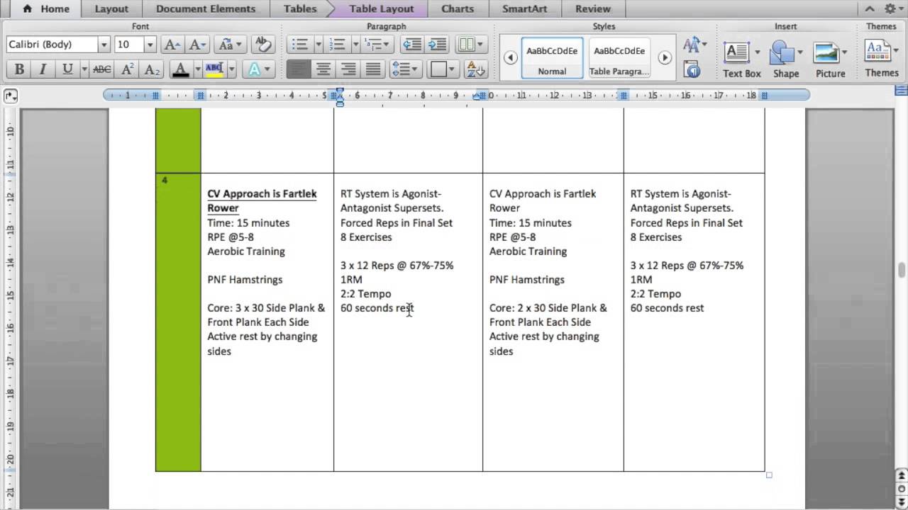 Level 3 Designing the 8 Week Plan