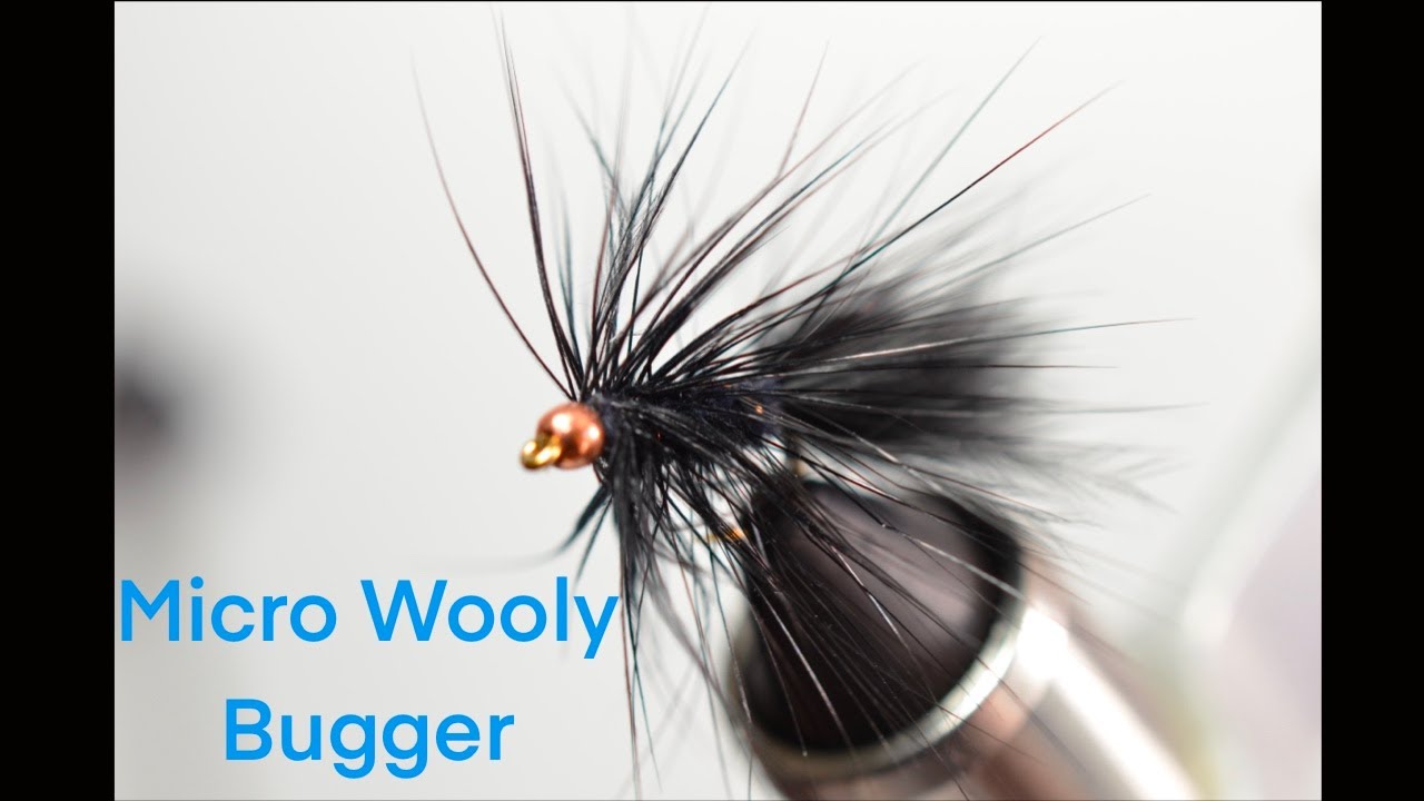 Micro Wooly Bugger: How to Tie the smaller version of the big classic #flytying  #howto #fishing