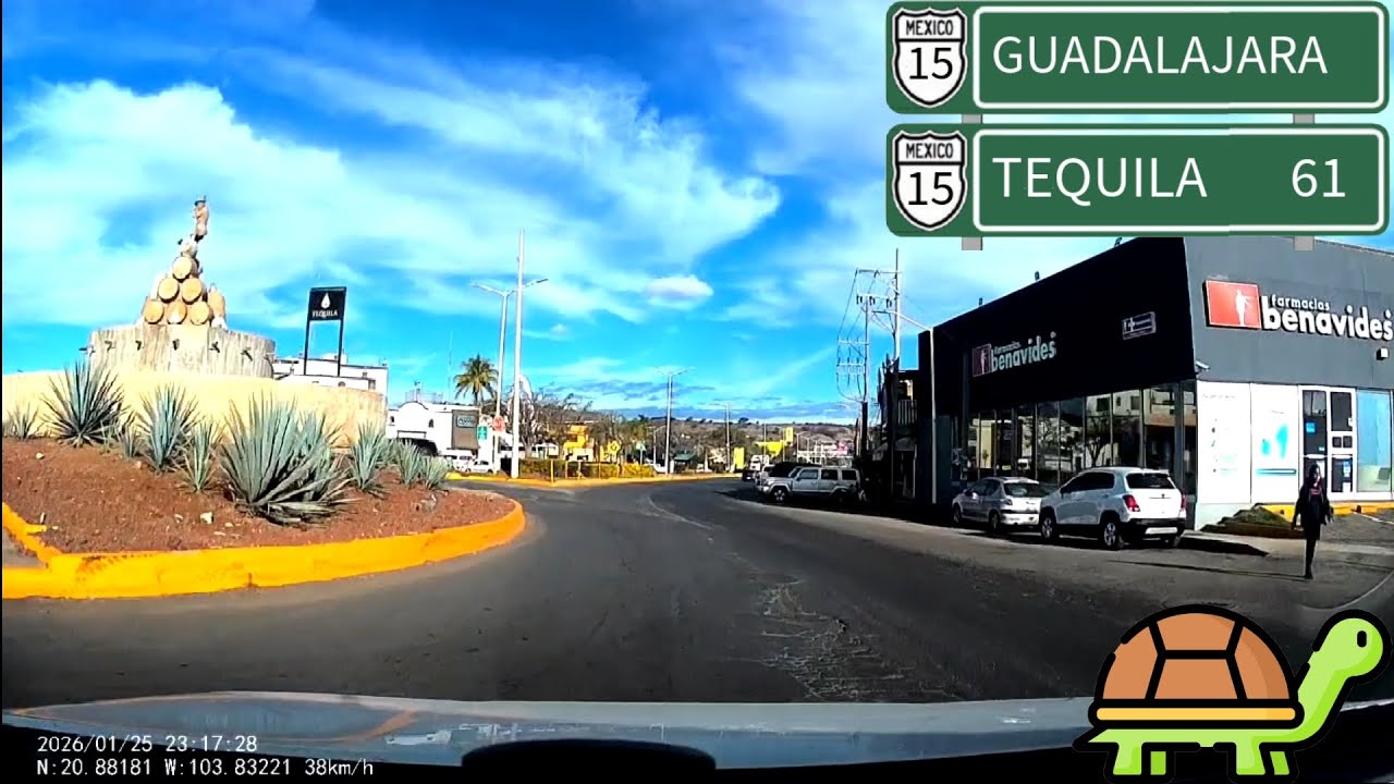 🇲🇽De Guadalajara, Jalisco a Tequila, Jalisco (tiempo real)