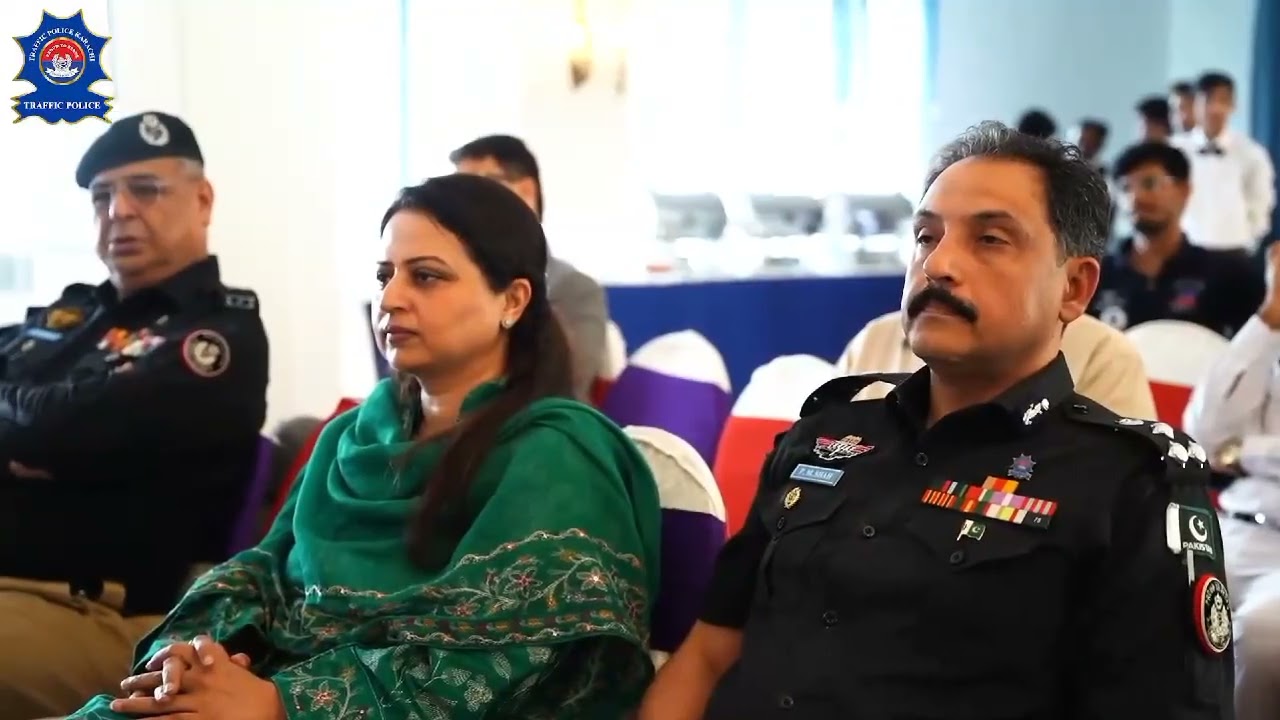 Karachi Traffic Police organized a seminar on Traffic Awareness and Faceless E-Ticketing
