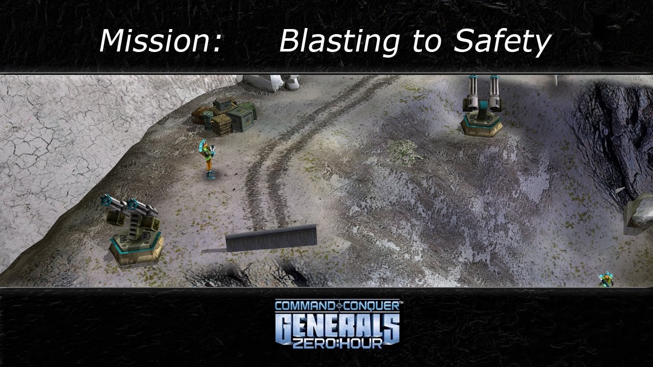 [C&C Zero Hour] - Blasting to Safety - Mission Map