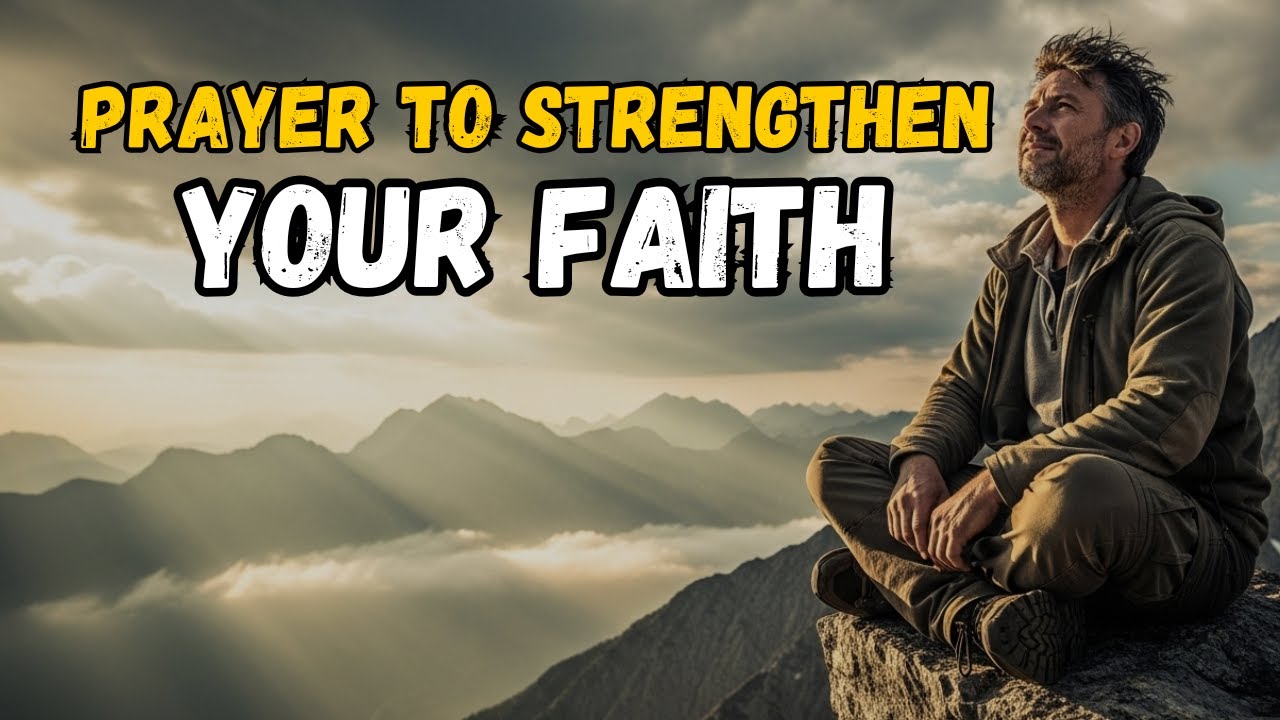 Prayer to Strengthen Your Faith: God Will Bless You Today, Receive It Now Into Your Heart.