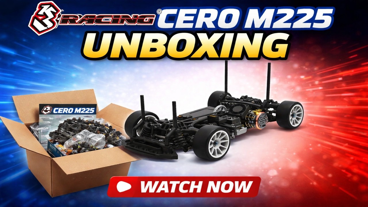 UNBOXING 3Racing Cero M225 Mini Chassis Kit #rccars #rccarracing