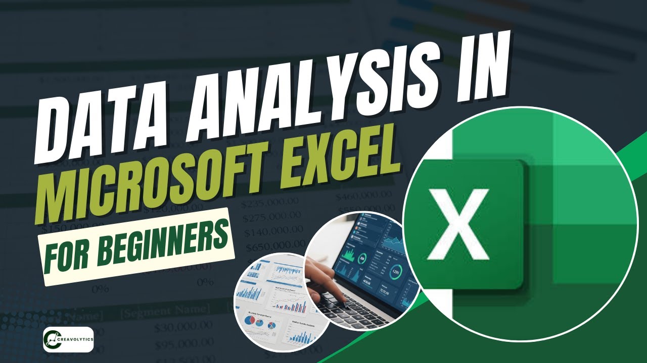 Introduction to Data Analysis in Microsoft Excel (Beginners Guide)