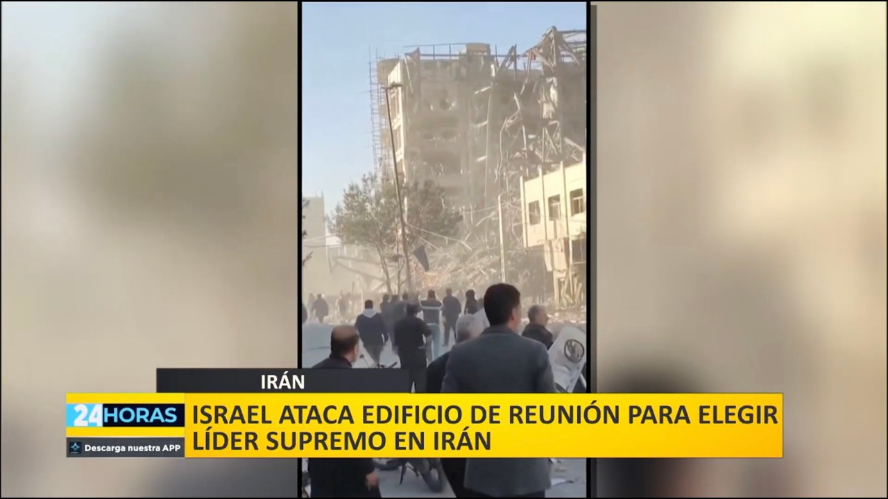 🟡 Atacan edificio donde clérigos elegirían nuevo líder supremo de Irán | Noticiero 24 Horas
