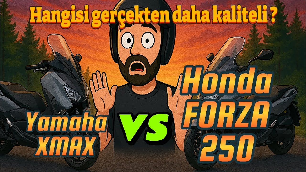 XMAX Sahipleri Bu Videoya Çok Sinirlenecek! Honda Forza 250 Neden Daha İyi ?
