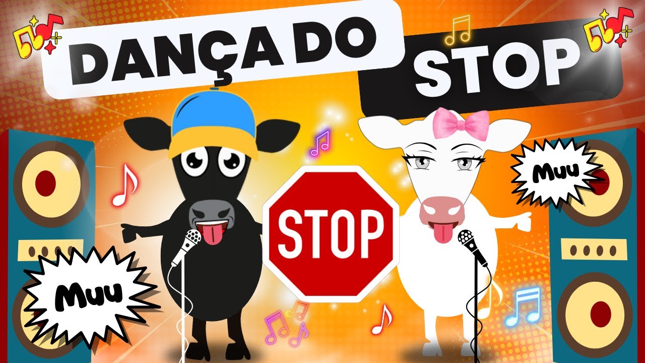 Boizinho da Cara Preta na Dan&ccedil;a do STOP - M&uacute;sica Infantil Engra&ccedil;ada