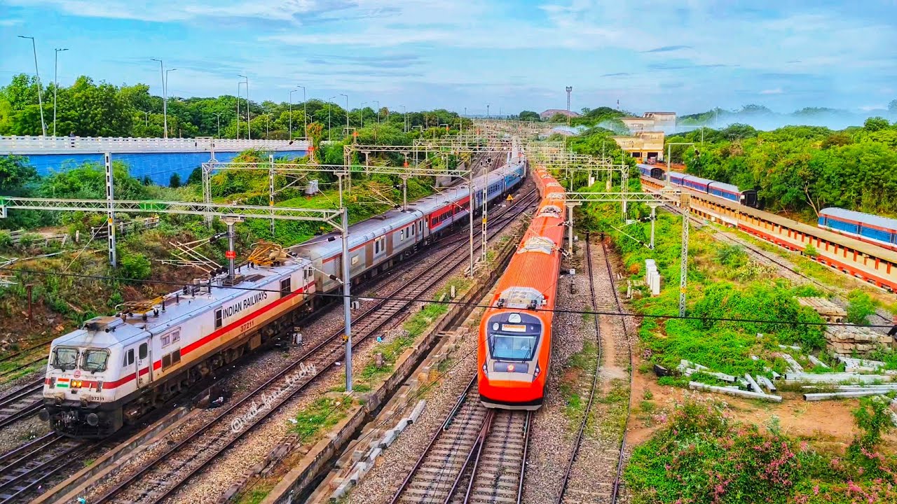 FIRST COMMERCIAL RUN OF MADURAI - BANGLORE CANT VANDE BHARAT EXPRESS