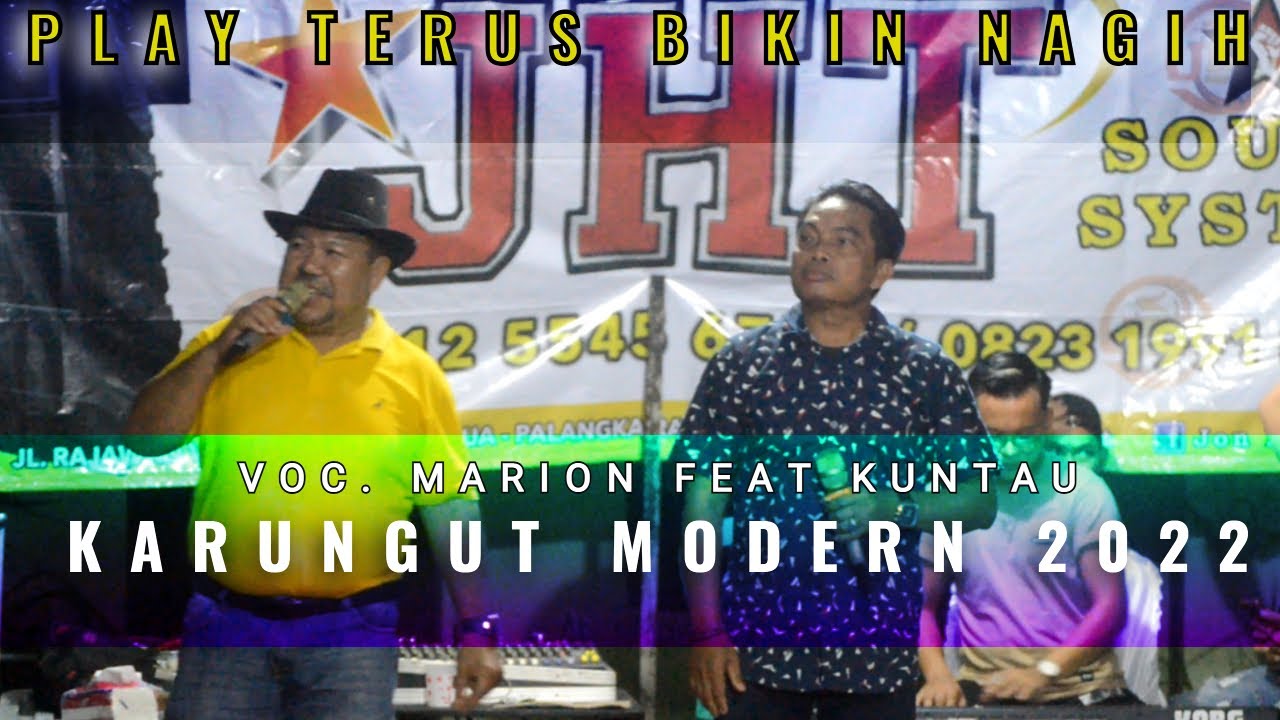KARUNGUT MODERN TERBARU 2022 - MARION FEAT KUNTAU TAKARAS - WEDING BABAY & NISA