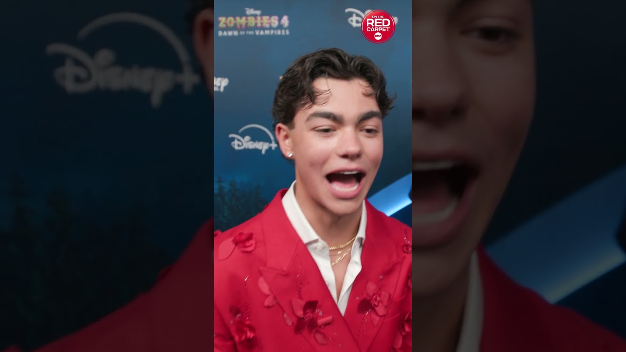 Malachi Barton approves of Meg Donnelly's look and date at the 