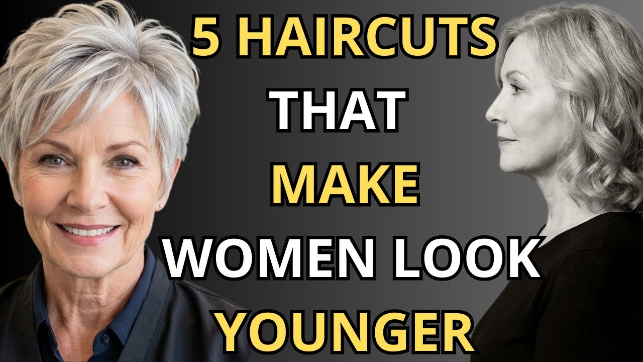5 Haircuts That Will Make You Look 10 Years YOUNGER   Perfect For Women Over 60