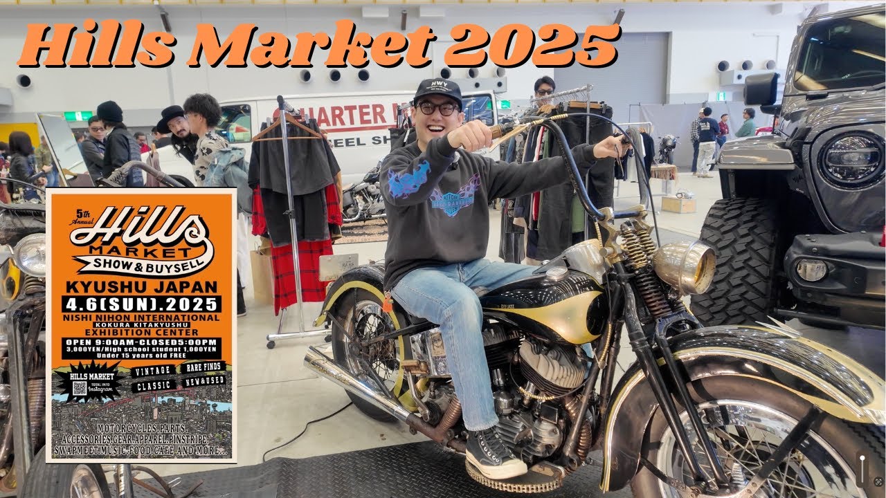 Hills Market 2025 - The Best Motorcycle Show in Western Japan!