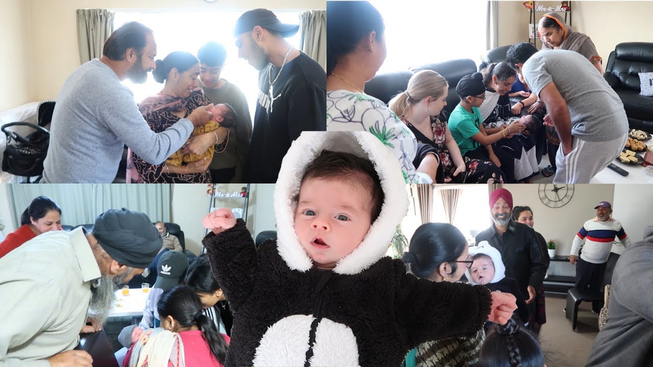 OUR EXTENDED FAMILY MEETING OUR  BABY FOR THE FIRST TIME! *Punjabi