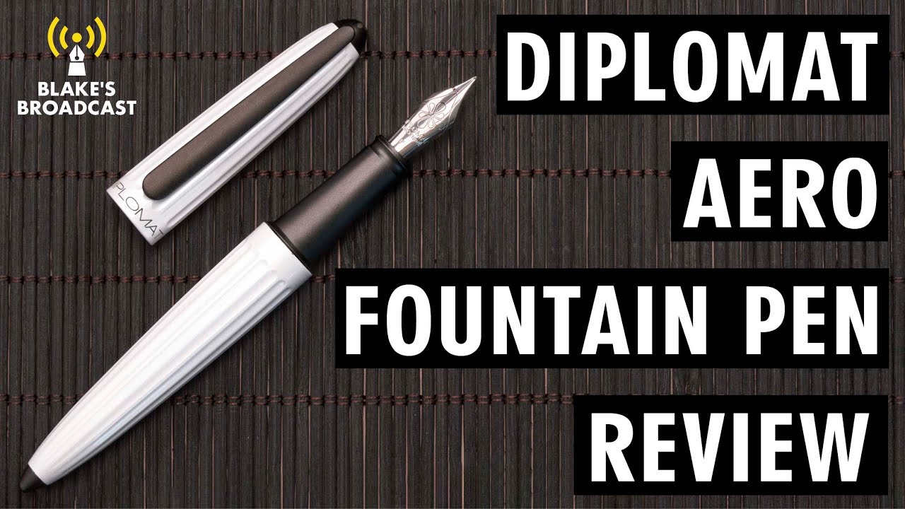 Diplomat Aero Fountain Pen Review 4K