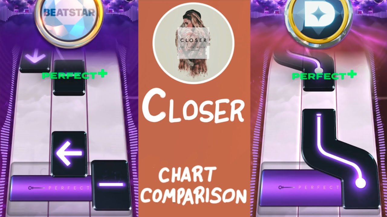 [Beatstar] Closer - The Chainsmokers, Halsey // Chart Comparison (Standard and Deluxe)