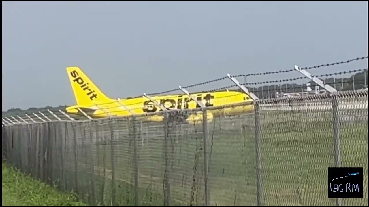 Nice Pushback but ULTRA-FAST takeoff. Spirit Airlines A319-132 at Mercedita Airport (PSE) 7/21/23.