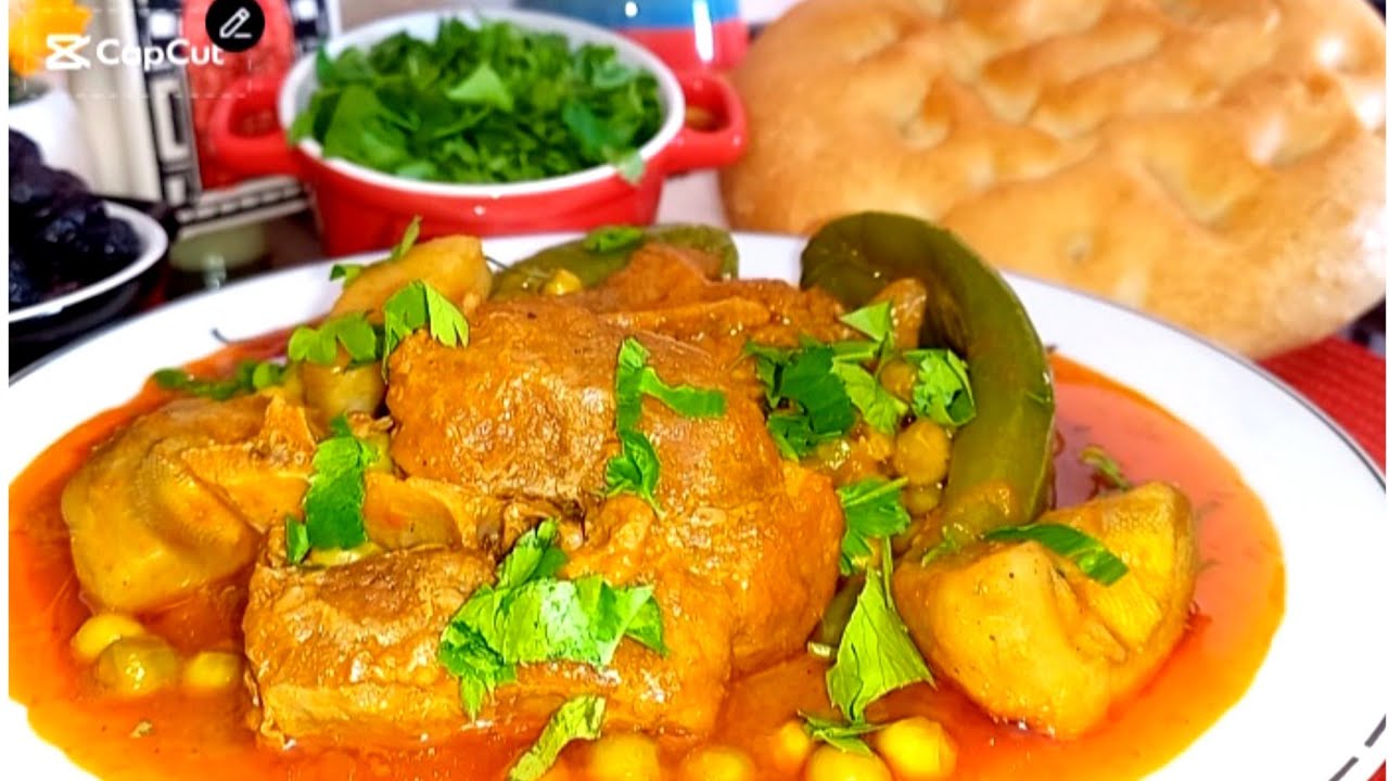 مرقة جلبانة تونسية بالعلوش و القنرية وصفة تونسية 100%/mar9it jelbena tunisienne 🇹🇳