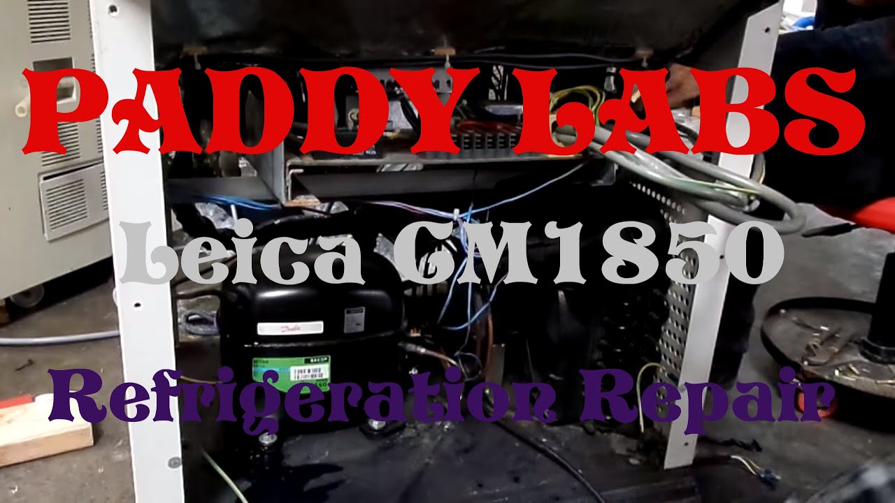 Removing the copper from the old CM1850 compressor