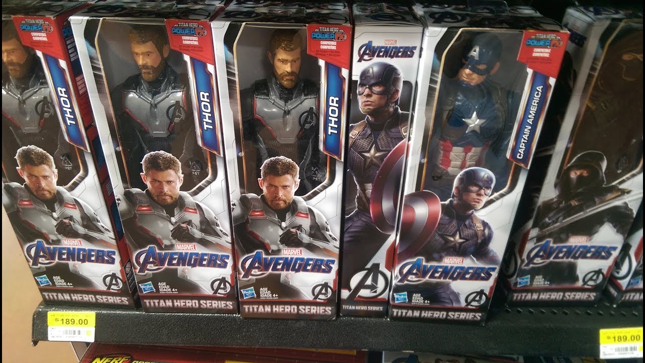 Buscando los nuevos juguetes de los Avengers 4 endgame