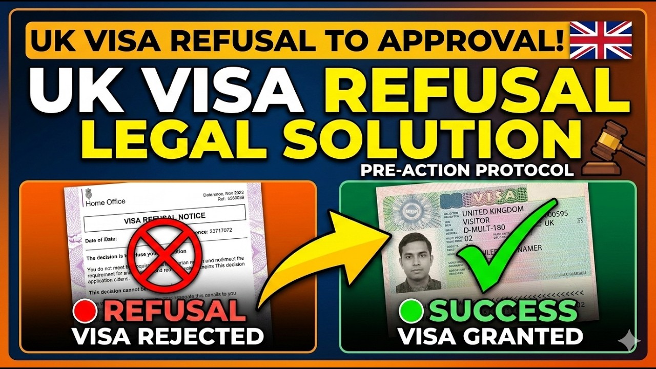 🇬🇧 UK Visitor Visa Refused? Do This Before Judicial Review! | Get Your Visa Approved!