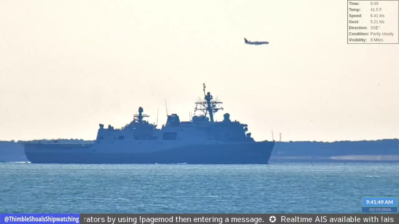 LPD 29 USS Richard M. McCool Returning to Norfolk