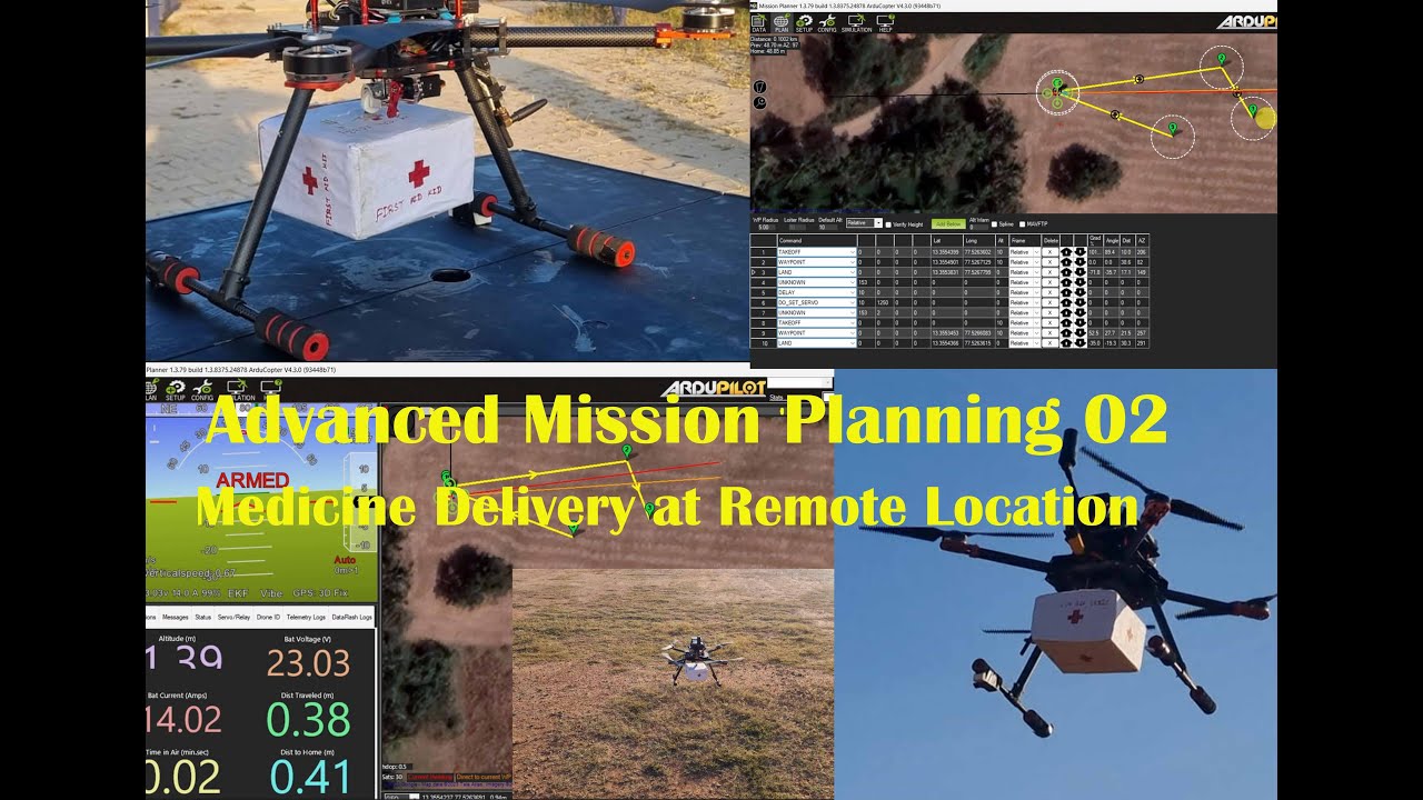 EP 2: Advanced Mission Planning 02 - Medicine Delivery at Remote Location (Autonomous) 