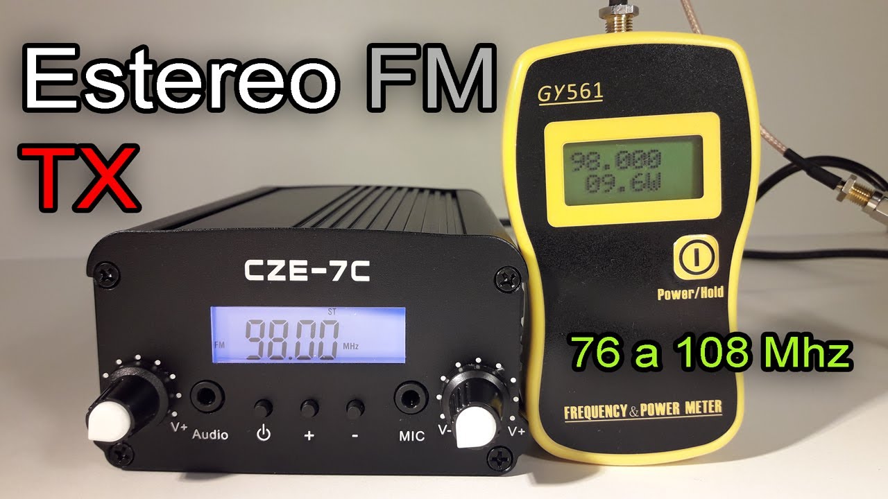 CZE 7C transmisor estéreo de FM
