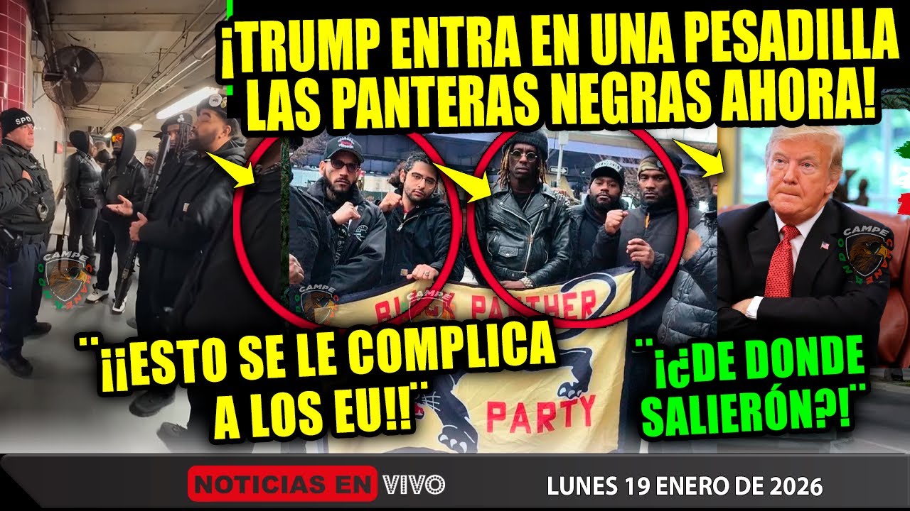 TRUMP ¡SU PEOR PESADILLA! LAS PANTERAS NEGRAS EN EU ¡EL ICE PASÓ POR ESTO EN MINNEAPOLIS!