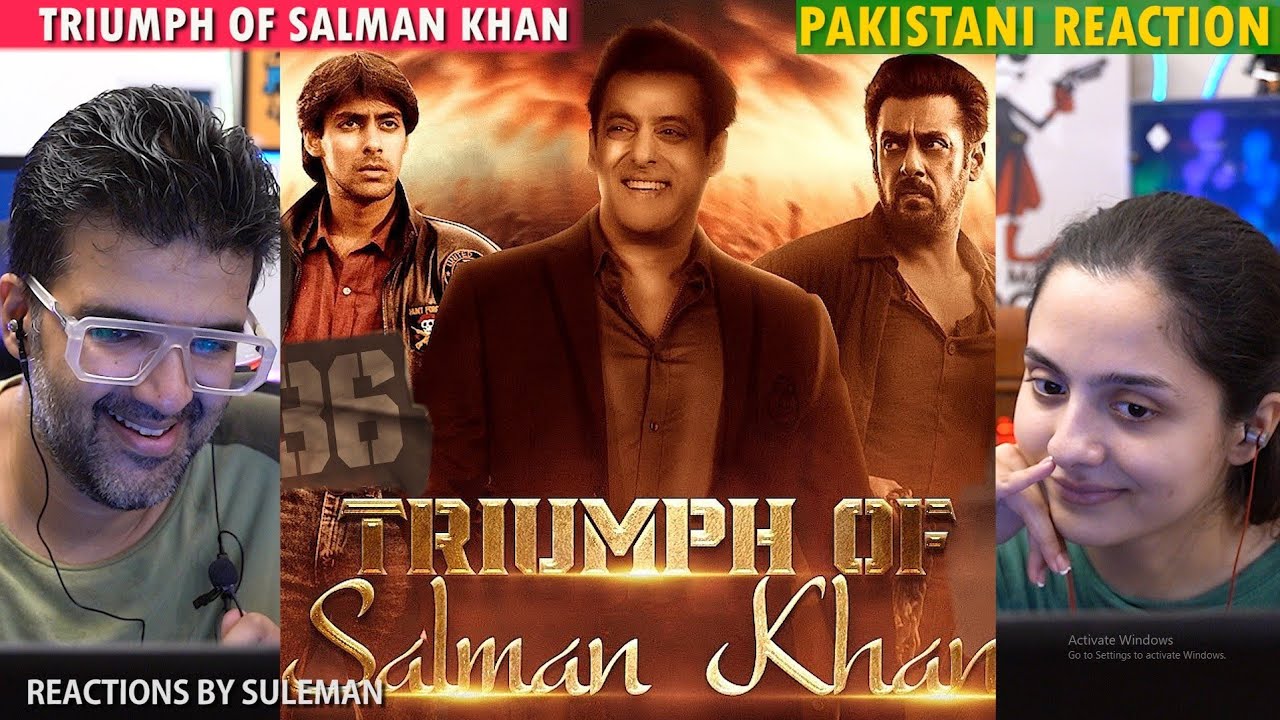 Pakistani Couple Reacts To Triumph Of Salman Khan | 36 Years Of Salman Khan