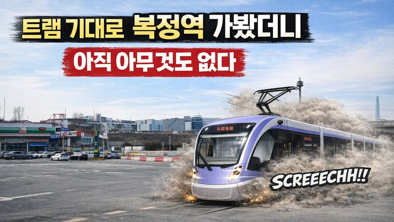[현장] 위례 트램 시작&hellip; 복정역 가봤더니 아직 아무것도 없습니다
