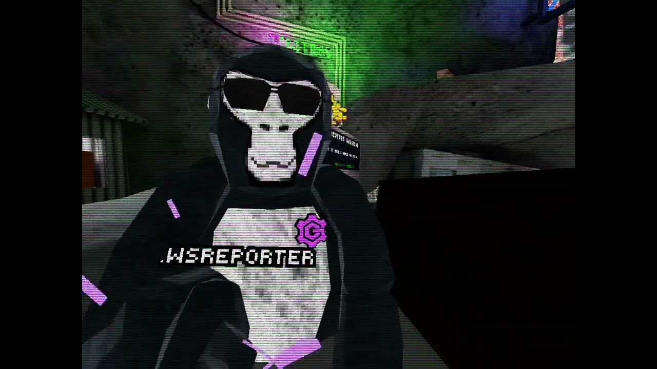 Gorilla TV: Breaking News Report: “After countdown, alien monster destroys city.”