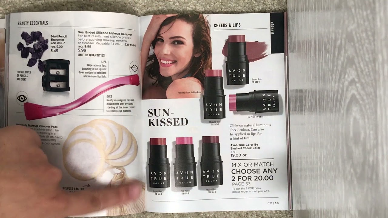 ASMR Avon Catalogue Flip Through (Page Turning, Pointing, Tracing)