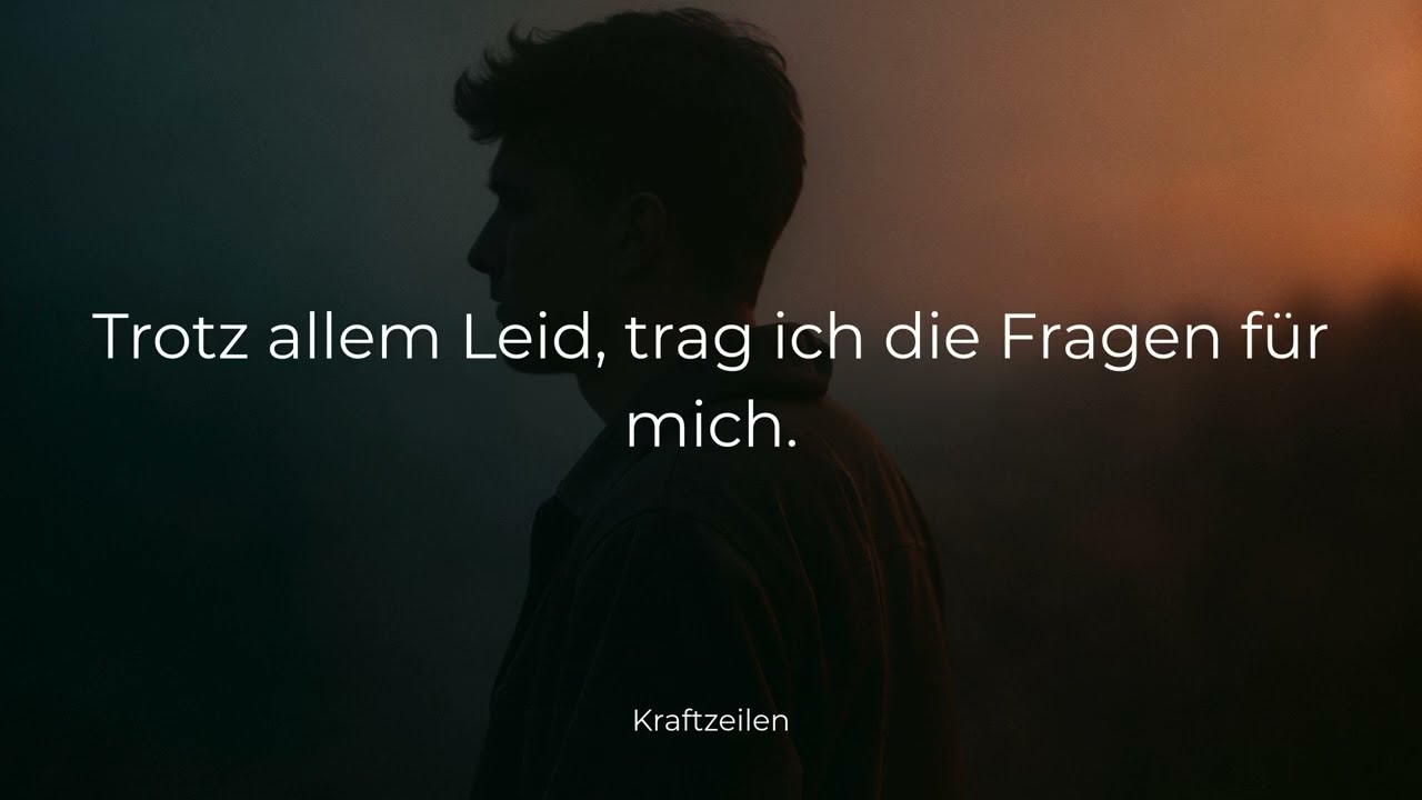 Hat er mich geliebt? | KRAFTZEILEN (Official Lyric Video)