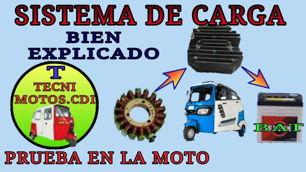 Aprende a Diagnosticar el Sistema de carga de la Moto. Prueba en dos Motos