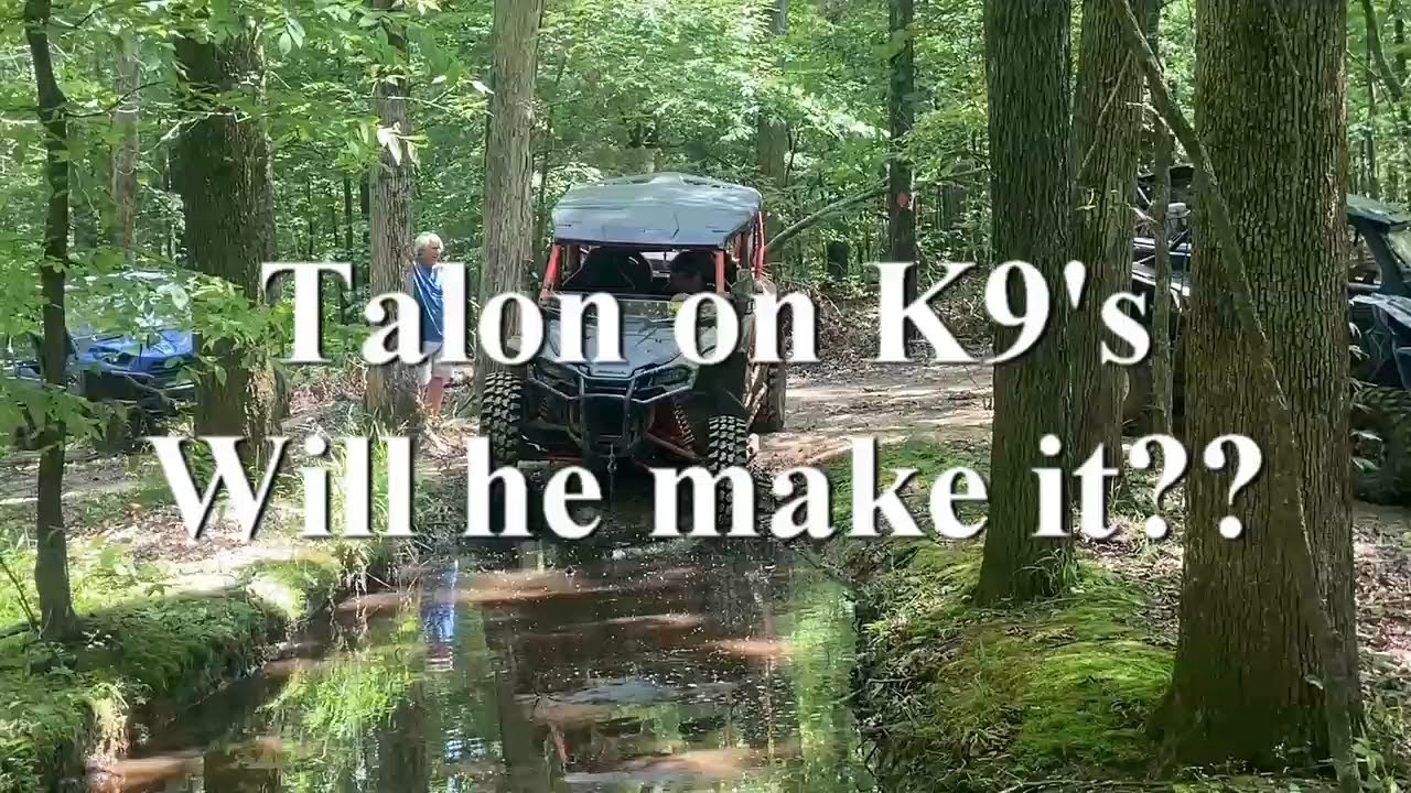 Turkey Bay 5-23-20. Talon and X3 playing in the mud