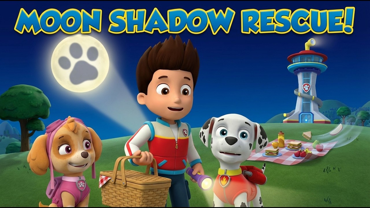 The Moon-Shadow Picnic Rescue! 🌙🧺 - Paw Patrol