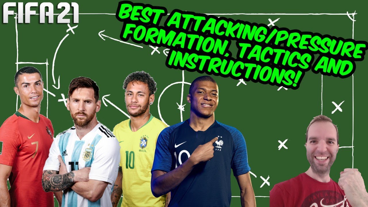 FIFA 21 - BEST ATTACKING/PRESSURE Formation, Tactics and Instructions