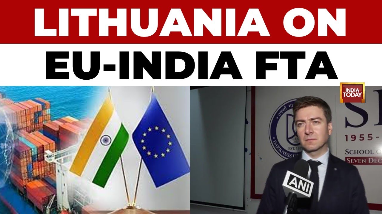 Lithuania Praises India-EU Trade Deal & AI Cooperation, Wants Stronger Trade and AI Ties with India