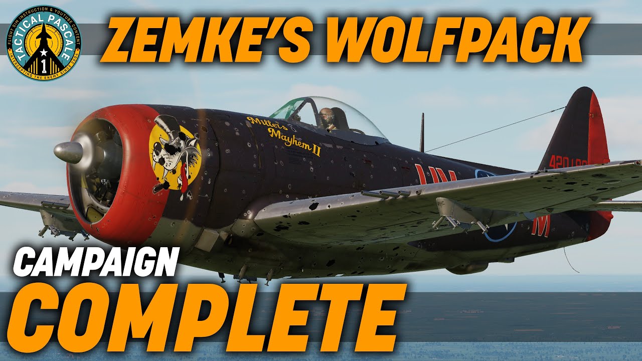 Finishing the P-47 Wolfpack Campaign - DCS WORLD