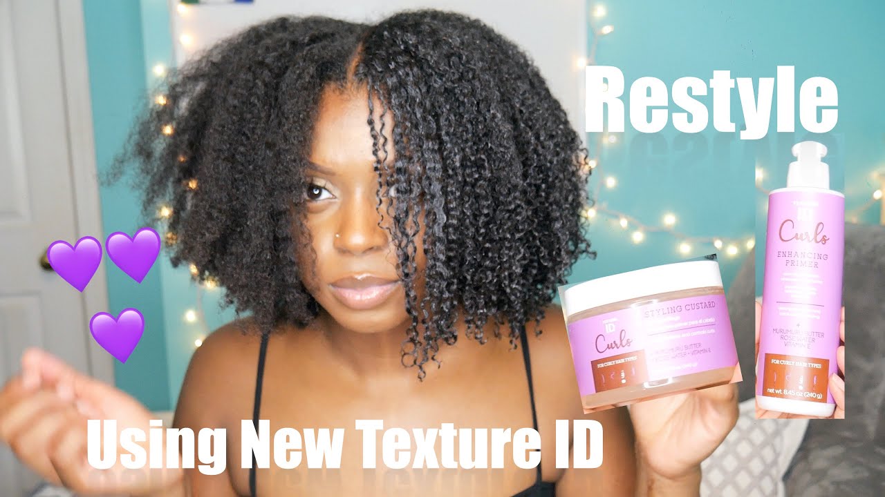 Restyling My Natural Hair 👩🏾‍🦱Using Texture ID💜
