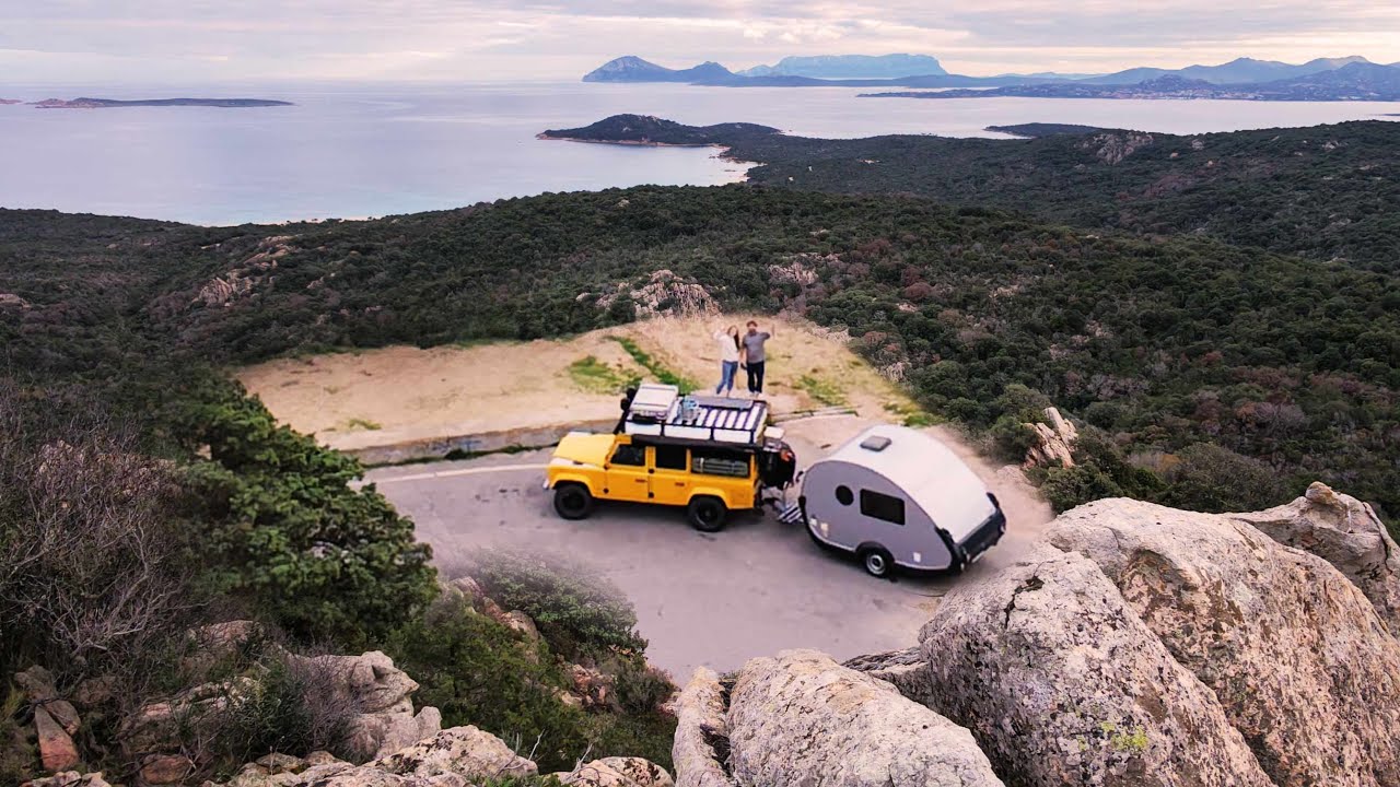 Fotoshooting mit TAB 320 Wohnwagen auf Sardinien 