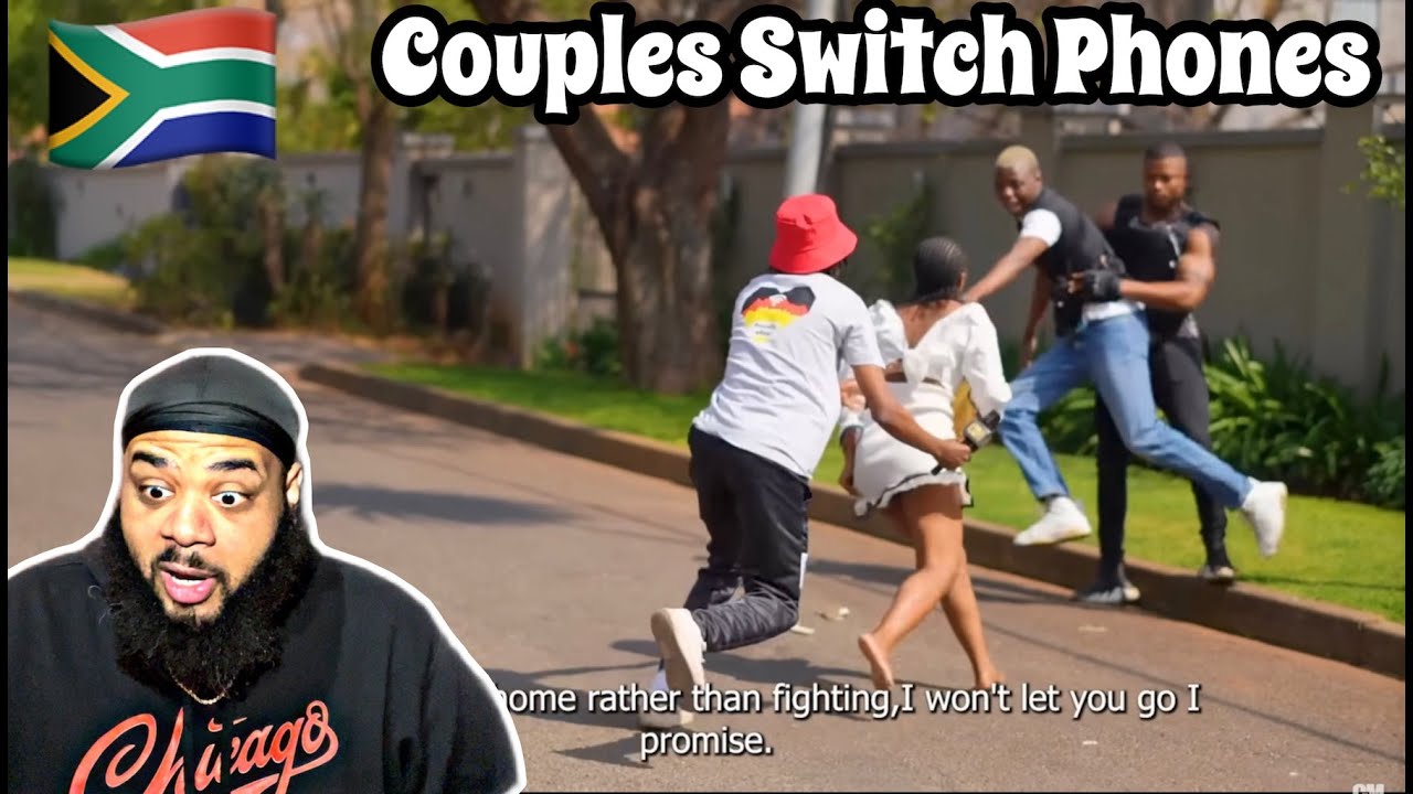 AMERICAN REACTS to NIYATHEMBANA NA? EP498 | Making couples switch phones South Africa | KING GINGER