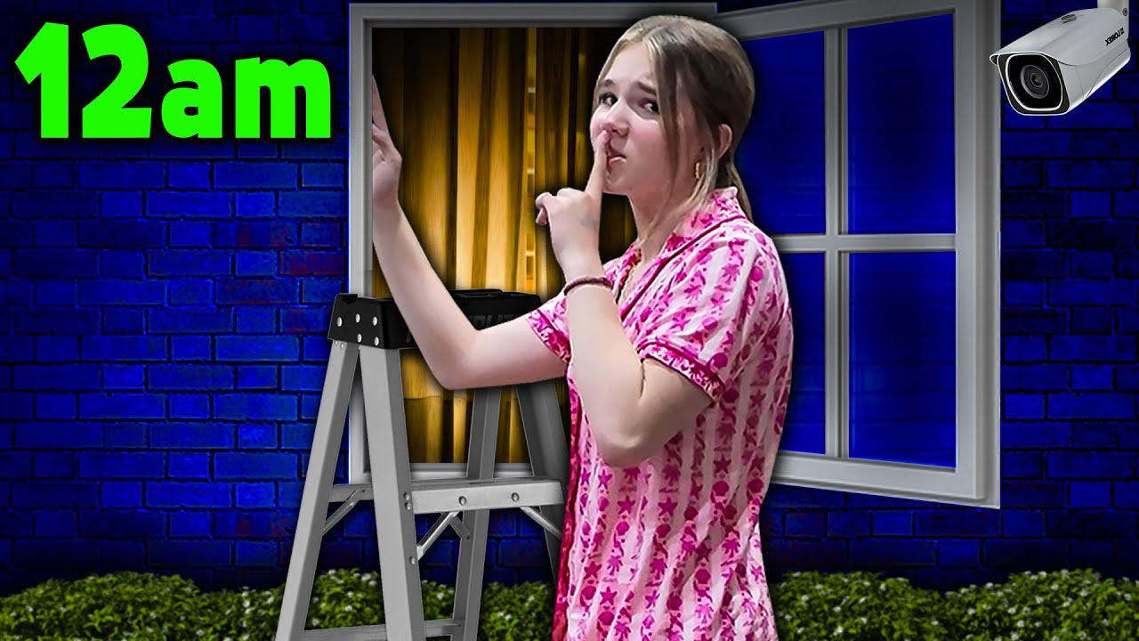 I SNUCK OUT Of My House At Midnight!!  She CAUGHT ME!