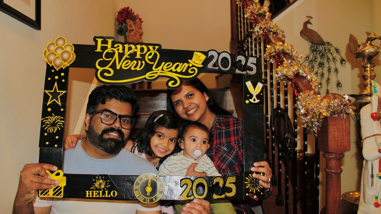 New Year celebration with friends & Family 