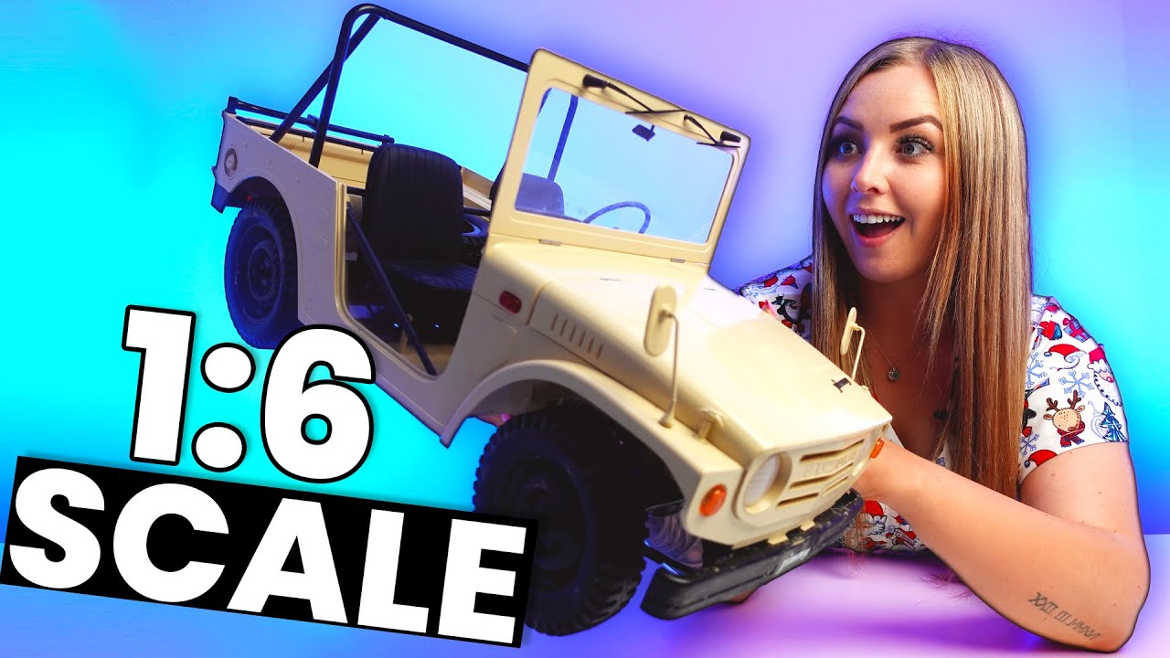 Масштаб 1/6 RC FMS Suzuki Jimny LJ10 (вживую он БОЛЬШЕ...)
