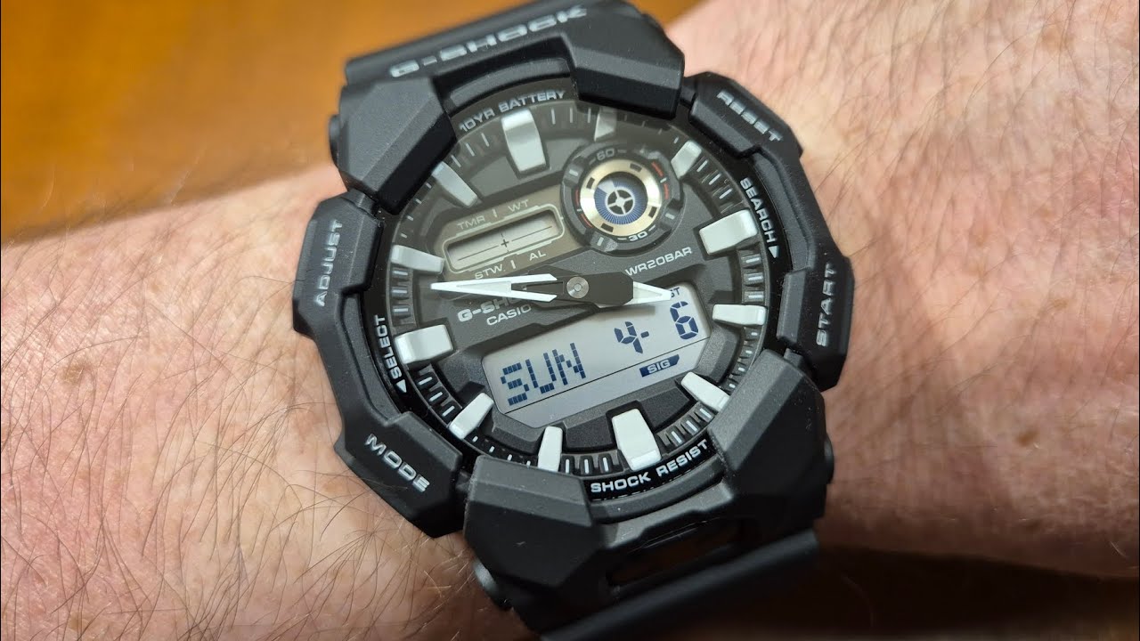 Casio G-Shock GA-010-1AER - unboxing, recenzja, porównanie i przymiarka [PL]